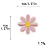 Parche Bordado de Combinación de Hoja de Arce y Flor Pequeña Bordado por Computadora para Ropa, Bolsas, Zapatos, Sombreros, Sudaderas, Parches Hechos a Mano para DIY