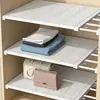 Estante Divisor para Armario, Estante de Almacenamiento para Gabinete, Divisor de Armario, Divisor Extensible, Zapatero, Solución de Almacenamiento para Dormitorio