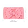 Diadema Elástica de Nylon Tejida a Mano de Color Sólido con Lazo de Ala Ancha para Niños, Amazon Europeo y Americano Transfronterizo, Accesorios para el Cabello Infantil 228