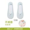 Meias de barco de seda de gelo para mulheres verão fino silicone antiderrapante resistente ao calcanhar meias invisíveis absorventes de suor respiráveis de salto alto meias rasas
