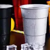 Procesamiento de Taza de Aluminio Taza de Cerveza Metal Única Capa Taza de Aluminio Taza de Coca-Cola LOGOTIPO Impreso Taza de Aluminio Oxidado Grado Alimenticio Personalizada