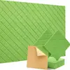 Paneles Acústicos de Fieltro Amazon Rejilla en Forma de Diamante Paneles Absorbentes de Sonido de Fibra de Poliéster Muro de Fotos Autoadhesivo Decorativo Pegatinas de Pared Reductoras de Ruido
