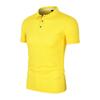 Camisa Polo de Algodón de Color Sólido de Secado Rápido para Actividad de Equipo Ropa de Trabajo con Bordado de Imagen Camiseta Publicitaria de Manga Corta con Cuello