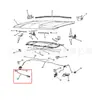 Adecuado para Jeep Renegade 15-23 Cable de Bloqueo de Cubierta Frontal 68247126Aa