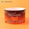 Decoração de bolo de Halloween Tridimensional Fantasma Abóbora Enfeites Olhos Engraçados Contas de Açúcar Acessórios de Plug-in de Festa de Halloween