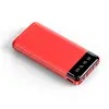 Carregador Portátil Personalizado Transfronteiriço com Cabo Embutido, Cabo com Logo, Fonte de Alimentação Móvel, 20000 mAh, Carregamento Rápido, Portátil