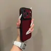 Diseño Simple y de Alta Gama, Se Transforma Instantáneamente en una Ventana Grande de 17 Pulgadas, Funda de Cuero Liso de Color Sólido Adecuada para Apple 17 Pro Max, Funda Elegante de Cobertura Total para iPhone 15