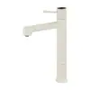 Torneira Criativa Nova Branca Leitoso Simples de Cobre para Lavatório Doméstico Torneira Quente e Fria tipo Bolha para Instalação sob a Bancada