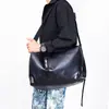 Bolsa de Ombro de Couro Macio Espessado Marca da Moda com Zíper Impermeável Reforçado Bolsa Fitness Grande Capacidade Bolsa Transversal Fashion