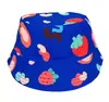Sombrero de pescador para niños transfronterizo verano nuevo sombrero para el sol sombrero con estampado de dibujos animados sombrero para el sol para bebé venta al por mayor T492