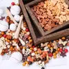 Cuentas de Madera con Forma de Animales Mixtos, Cuentas de Madera Natural, Accesorios de Materiales para Pulseras y Collares de Joyería Hecha a Mano