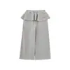 Pantalones casuales para niña Wulibu, pantalones rectos de verano estilo coreano con solapa trasera, pantalones largos de lunares transpirables, modernos y versátiles para niños