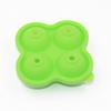Hóquei no gelo de silicone com 4 furos Cubo de gelo de silicone com 4 furos Cubo de gelo redondo de silicone com 4 furos Hóquei no gelo de uísque