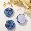 Acessório de Cabelo DIY Versátil Estampado Jeans Retrô Coreano Flor de Rosa Grampo de Cabelo Colar Flor de Sapato Materiais