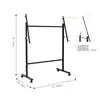 Soporte para Pizarra Blanca Deli 7830 Soporte Ajustable para Pizarra Blanca Deli Material Grueso Soporte Ajustable para Pizarra Blanca con Poleas