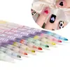 Popular Marcador de Uñas de 12 Colores de Amazon, Punta Recubierta de Plástico de 0.7 mm, Bolígrafo para Graffiti de Uñas, Secado Rápido, Bolígrafo para Arte de Uñas Acrílicas