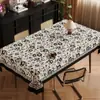 Mantel Usado Floral de Viento Impermeable a Prueba de Aceite Sin Lavado Múltiples Colores Mantel para Mesa de Comedor del Hogar Mantel Retro para Mesa de Café de Sala de Estar