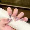 [Huanhuan] Uñas postizas para manicura, color nude, minimalistas, de alta gama, elegantes y versátiles, al por mayor