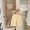 Dopamina Infantil Outono/Inverno DeRong Roupa Íntima Confortável Novo Estilo Roupas para Bebê Menina Cor Sólida Com Capuz Manga Longa Camiseta de Base