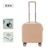 Nova mala de viagem 18 polegadas pequena moderna rodinhas mala com senha para meninas, conveniente para viagens de homens, pode ser usada como bagagem de mão, personalizável