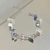 Nuevo Modelo 2023 Mismo Estilo Xiao Yi Pulsera Luz y Noche Amor Periférico Pulsera Azul Cruzada Joyería de Moda Ins