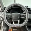 Funda de volante de felpa transfronteriza para coche, pelo sintético de visón, simple y cálida para otoño e invierno, calentador de manos anticongelante de invierno, cubierta de agarre suave