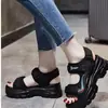 Nuevas Sandalias Deportivas de Papá de Cinta Mágica de Moda para Mujer con Suelas Gruesas Estilo Hada, Primavera y Verano, Súper Cómodas, Adecuadas para Combinar con Vestidos para el Uso Diario
