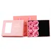 Caja de joyería al por mayor 12 cajas de joyería 6 flores de jabón rosa caja para collar anillo colgante cruzada suministro transfronterizo