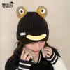 Gorro Divertido de Dibujos Animados para Mujer Boca de Salchicha Lindo Lindo Sudadera Gorro de Invierno para Exteriores Cálido Protección para los Oídos Gorro de Lana Tejido