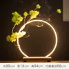 Lámpara LED Anillo Decoración Cerámica Nuevo Chino Zen Creativo Sala de Estar Entrada Oficina Escritorio Decoración del Hogar