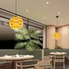 Lámpara Colgante de Madera Estilo Japonés, Iluminación para Sala de Té Zen, Lámpara Nueva Estilo Chino para Restaurante, Lámpara de Mesita de Noche, Linterna para Dormitorio Sala de Estar, Lámpara para Casa de Huéspedes