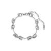 Yue Shijie Estilo Punk Minimalista Acero Inoxidable Hecho a Mano Textura de Cadena Enlazada Conjunto de Pulsera y Collar Unisex Cadena para Clavícula