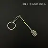 8cm Notas de Tomb Raider Pala de Luoyang Piolet Hacha Pala Modelo de Metal Gadget de Aleación Adorno Llavero