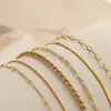 Europeu e Americano Transfronteiriço Boêmio Normcore Joias de Mão Corrente de Metal Conjunto Feminino 6 Corrente Multicamadas Pulseiras Simples