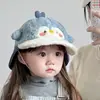 Gorro para Niños Estilo Otoño e Invierno Cálido Cortavientos Lana de Cordero Pico de Pato Lindo Unisex Bebé Ala Ancha Gorra de Béisbol Moderno