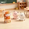 Paisaje en miniatura, caricatura creativa, adorables figuras de panda, artículos decorativos DIY, accesorios de caja sorpresa, mini adornos de escritorio