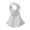 Seda de Hielo Verano Mujer Protector Solar Cubierta Completa Protección UV Cuello Máscara Delgada Ciclismo Exterior Protector Solar
