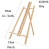 Nuevo en stock Tablero de dibujo de madera Pintura al óleo Marco de fotos Trípode Tableta Escritorio Soporte pequeño Plegable Marco de tablero de dibujo