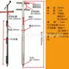 Muestreador Multifuncional de Doble Tubo del Fabricante Acero Inoxidable Polvo de Grano Partícula Alimento Cereal Maíz Sonda