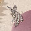 Método antigo boca viva asas de fênix anel banhado a ouro design requintado de alto nível decoração de casamento vintage joias femininas