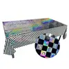 Amazon Transfronteiriça Descartável Mágica Xadrez Toalha de Mesa Festa À Prova de Óleo Impermeável Festa de Aniversário Decoração de Mesa Suprimentos