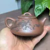 Venta al por mayor Directo de la Fuente: Tetera Púrpura Original Semi-Hecha a Mano Ziyeshipiao Yixing de Gama Alta, Juego de Té de Arcilla Púrpura para el Hogar