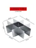 Conjunto completo de acessórios para fritadeira elétrica para Oden, vários modelos de panelas de nove compartimentos, tampas de panela universais, placas separadoras de escória e grades estendidas
