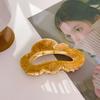 Joyería Duowei pinza de tiburón sencilla extragrande placa de acetato de imitación pulido a mano aleación de alta calidad horquilla