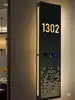 Letrero Luminoso Personalizado para Puerta, Letrero de Número de Habitación de Hotel, Letrero Electrónico para Puerta, Letrero de Acrílico para Puerta de Bed & Breakfast KTV