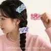 Pasador de Flor de Perla Phalaenopsis Pasador para Foto en la Costa Estilo Vacacional Pinza de Pato Lateral Accesorios para el Cabello Super Hada Tocado para Mujer