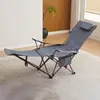 Cadeira dobrável para exterior, Reclinável e confortável para dormir, Cadeira portátil para cochilo, Cadeira de pesca, Cadeira de praia, Cadeira lua portátil para exterior