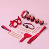 Produtos para Adultos Adereços de Treinamento Algemas Pinças para Mamilos Ferramentas de Tortura SM Conjunto de Bondage para Masturbação Brinquedos Essenciais para Treinamento