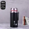 Taza térmica de acero inoxidable grado alimenticio 304, hervidor portátil grande para exteriores, taza de agua, taza de té para hombres y mujeres, 1800 ml