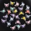 15mm Borboleta Colorida Acrílico diy Joias Artesanal Pulseira Trançada com Contas Corrente para Celular Bolsa Contas Soltas